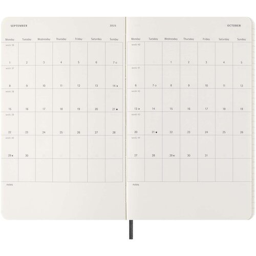 Moleskine 100 % VEGEA®. Boa Softcover 12 Monate Wochenkalender L
