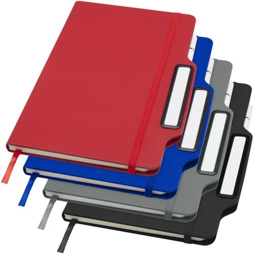 Nexus A5 Hardcover Notizbuch mit Kugelschreiber und Bleistiftset (schwarze Mine)