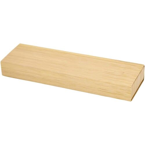 Oblys Kugelschreiber und Druckbleistiftset aus Bambus (schwarze Mine)