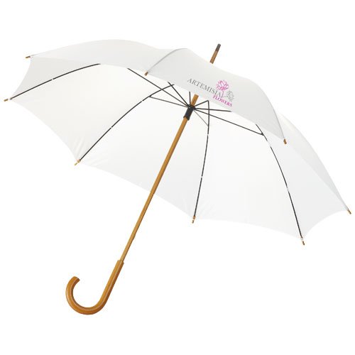 Jova 23" Regenschirm mit Holzstange und -griff