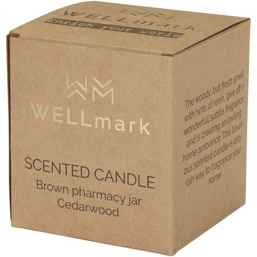 Wellmark Let's Get Cozy Duftkerze mit Zedernholzduft, 650 g