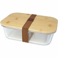 Roby GlasBrotdose mit Bambusdeckel