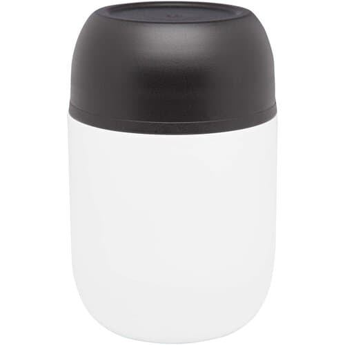 Supo 480 ml doppelwandiger Lunchpot aus recyceltem Edelstahl mit faltbarem Löffel