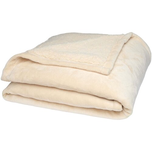 Ashen GRS-recycelte Sherpa Decke