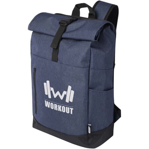 Libra 15,6" GRS recycelter Rolltop Laptop-Rucksack 12L