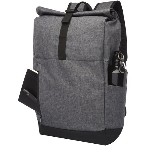 Hoss 15,6" GRS recycelter Rolltop Laptop-Rucksack 12L