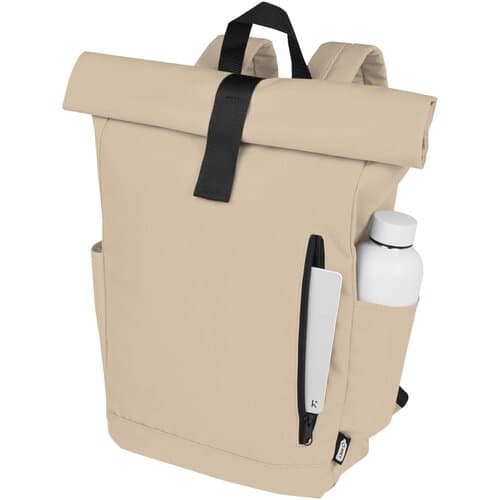 Byron 15,6" GRS RPET Roll-Top Rucksack 18 L