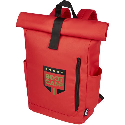 Byron 15,6" GRS RPET Roll-Top Rucksack 18 L