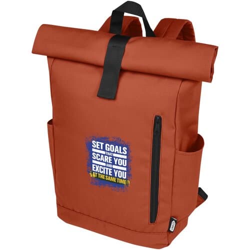 Byron 15,6" GRS RPET Roll-Top Rucksack 18 L