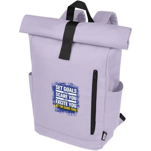 Byron 15,6" GRS RPET Roll-Top Rucksack 18 L