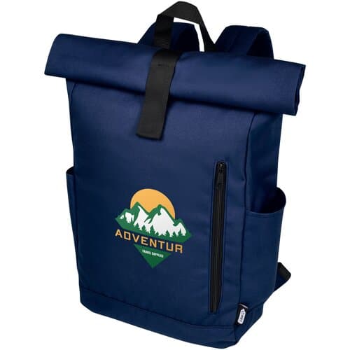Byron 15,6" GRS RPET Roll-Top Rucksack 18 L