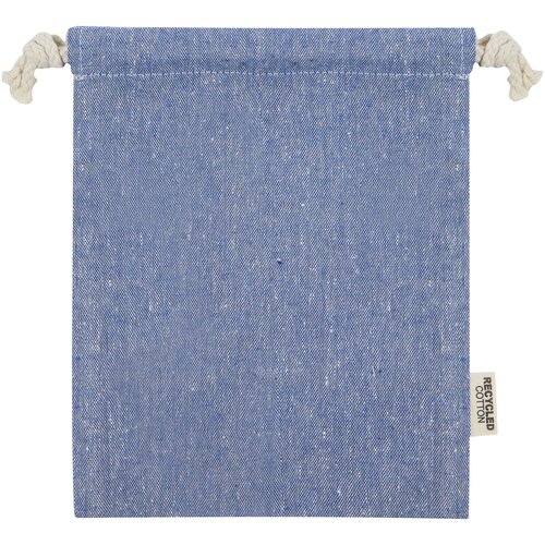 Pheebs 150 g/m² GRS Zuziehbeutel aus Recyclingbaumwolle klein 0,5 l