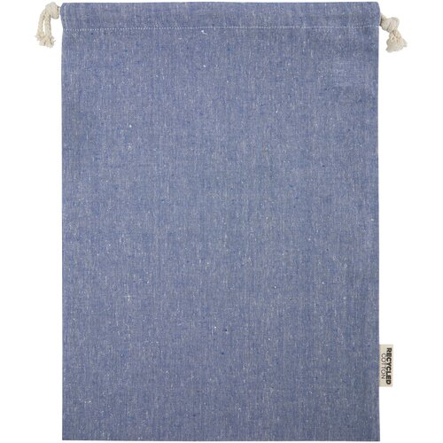 Pheebs 150 g/m² GRS Zuziehbeutel aus Recyclingbaumwolle groß 4 l