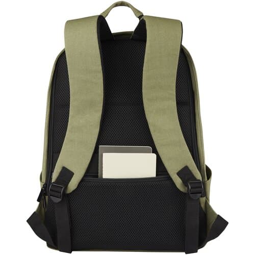 Joey 15,6 Zoll Anti-Diebstahl Laptop Rucksack 18 L aus GRS-recyceltem Canvas