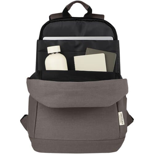 Joey 15,6 Zoll Anti-Diebstahl Laptop Rucksack 18 L aus GRS-recyceltem Canvas