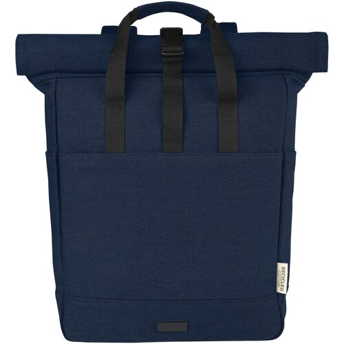 Joey 15" GRS Rolltop Laptoprucksack aus recyceltem Canvas 15 L