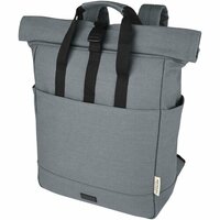 Joey 15 GRS Rolltop Laptoprucksack aus recyceltem Canvas 15 L