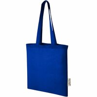 Madras 140 gm Baumwoll Tragetasche aus GRS recycelter Baumwolle 7L