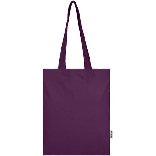 Madras Blend 140 g/m² Tragetasche aus GRS-recycelter Baumwolle 7L