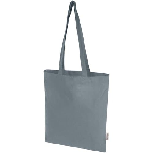 Madras Blend 140 g/m² Tragetasche aus GRS-recycelter Baumwolle 7L