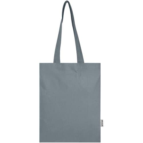 Madras Blend 140 g/m² Tragetasche aus GRS-recycelter Baumwolle 7L