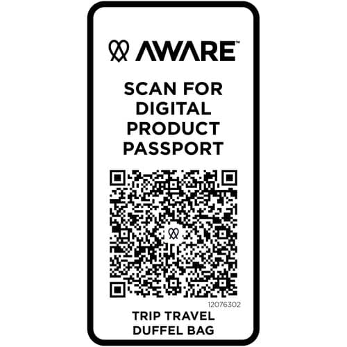 Trip Aware™ recycelte Reisetasche 42L