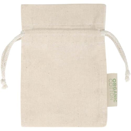Odisha 140 g/m² OCS Bio-Geschenktasche – 15 × 10 cm