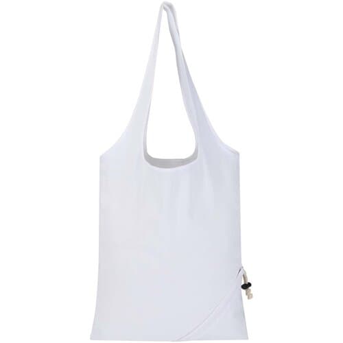 Madras Blend 140 g/m², GRS-zertifizierte, faltbare Baumwoll Tragetasche, 7 l