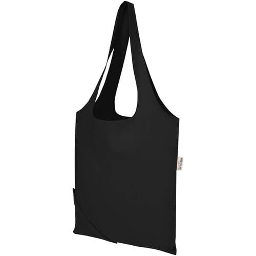 Madras Blend 140 g/m², GRS-zertifizierte, faltbare Baumwoll Tragetasche, 7 l