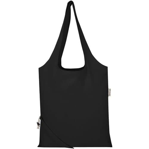 Madras Blend 140 g/m², GRS-zertifizierte, faltbare Baumwoll Tragetasche, 7 l