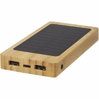 Alata 8000 mAh Bambus SolarPowerbank