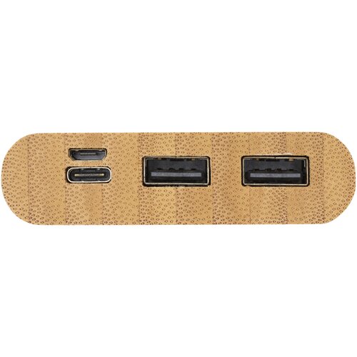 Tulda 10.000 mAh Powerbank aus Bambus