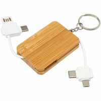 Reel 6in1 Ladekabel mit einziehbarem Schlüsselring