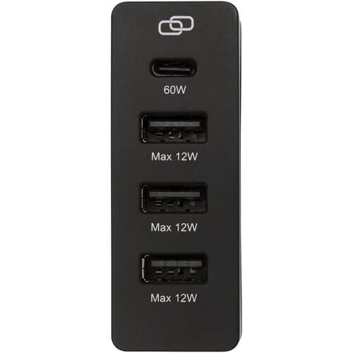 ADAPT PD-Powerstation aus recyceltem Kunststoff, 72W