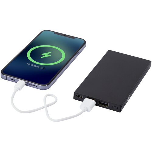 Connect 5000 mAh Powerbank aus recyceltem Aluminium