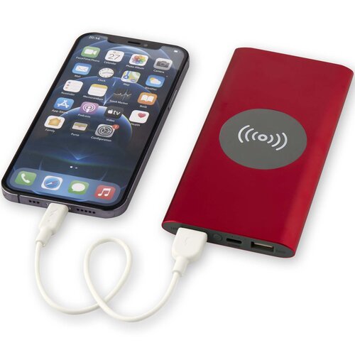 Juice 8000 mAh Typ-C kabellose Powerbank aus recyceltem Aluminium