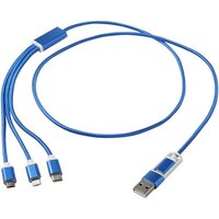 Versatile 5in1 Ladekabel aus recyceltem Aluminium