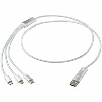 Versatile 5in1 Ladekabel aus recyceltem Aluminium