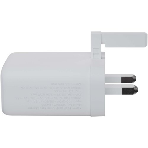 Xtorm XEC067G GaN² Ultra 67 W Wandladegerät mit UK-Stecker
