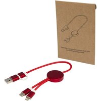 Alasia 30 cm 5in1 Kabel aus recyceltem Kunststoff für Datenübertragung und 27W Schnellladung