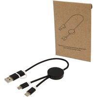 Alasia 30 cm 5in1 Kabel aus recyceltem Kunststoff für Datenübertragung und 27W Schnellladung