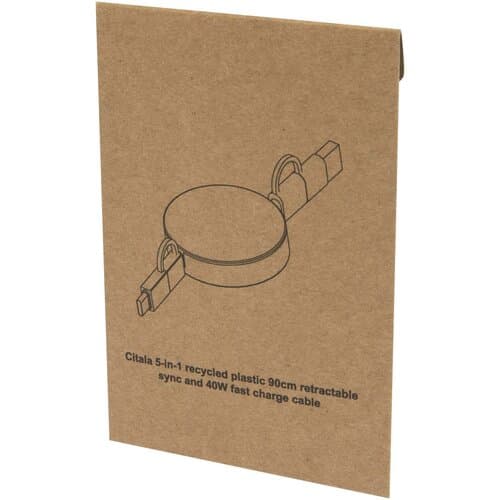 Citala 90 cm 5-in-1 Kabel aus recyceltem Kunststoff für Datenübertragung und 40W Schnellladung