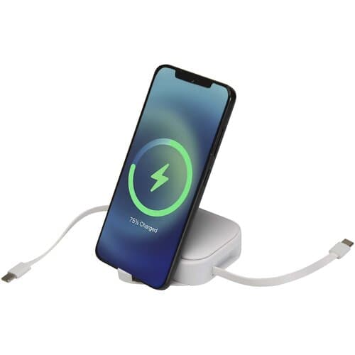 Gloas Aufrollbares 5 in 1 Kabel aus Recyclingmaterial mit Datensynchronisierung und 100 W Schnellladefunktion sowie Smartphone Toolkit