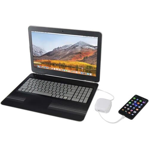 Gloas Aufrollbares 5 in 1 Kabel aus Recyclingmaterial mit Datensynchronisierung und 100 W Schnellladefunktion sowie Smartphone Toolkit