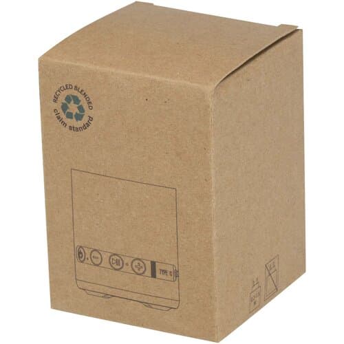 Hunor 3 W kabelloser Lautsprecher aus recyceltem Kunststoff