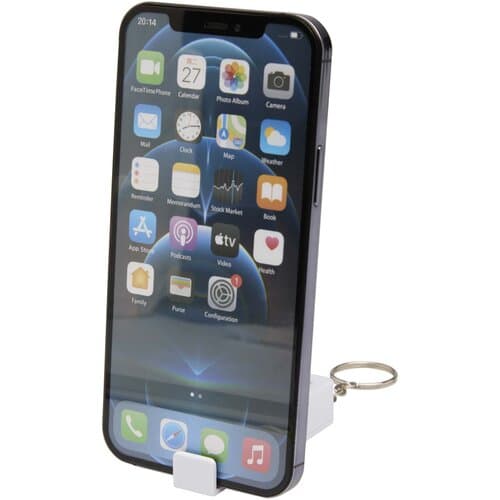 Aggia Telefonladestation aus recyceltem Kunststoff mit Fidget-Toy