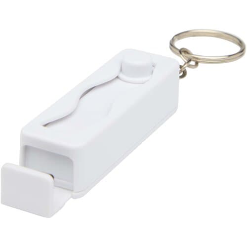 Aggia Telefonladestation aus recyceltem Kunststoff mit Fidget-Toy