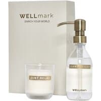 Wellmark Discovery 250 ml Handseifenspender und 150 g Duftkerze im Set