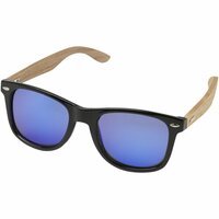 Hiru verspiegelte polarisierte Sonnenbrille aus rPETHolz in Präsentbox