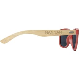Sun Ray Bambus Sonnenbrille – Bild 3